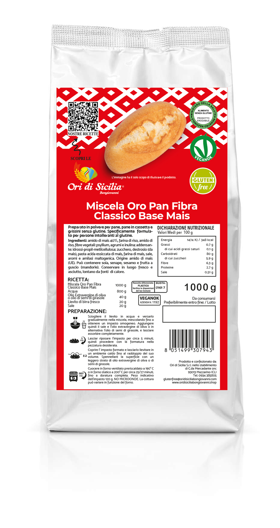 Miscela Oro Pan Fibra Classico Base Mais