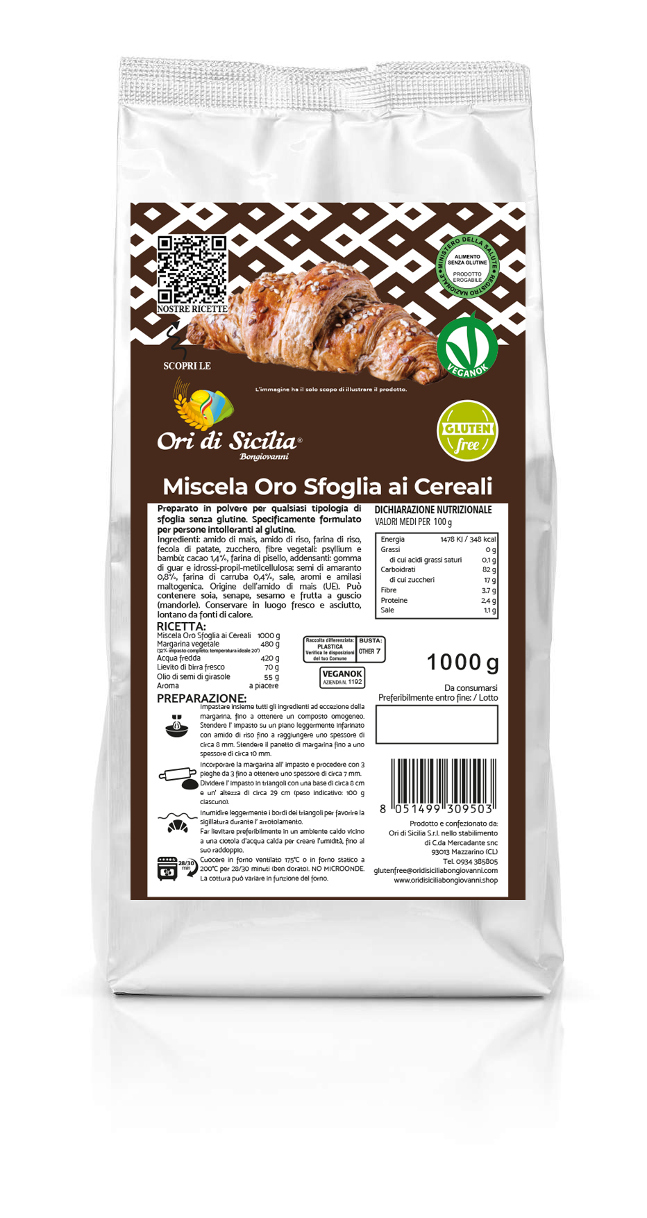 Miscela Oro Sfoglia ai Cereali