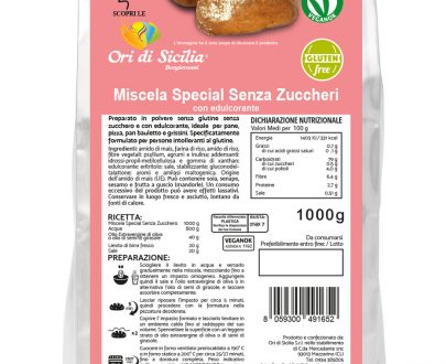 MISCELA SENZA ZUCCHERI CON EDULCORANTI